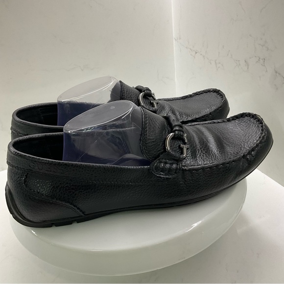 Guess McKinley black men’s driving shoes size 10 - Picture 5 of 11